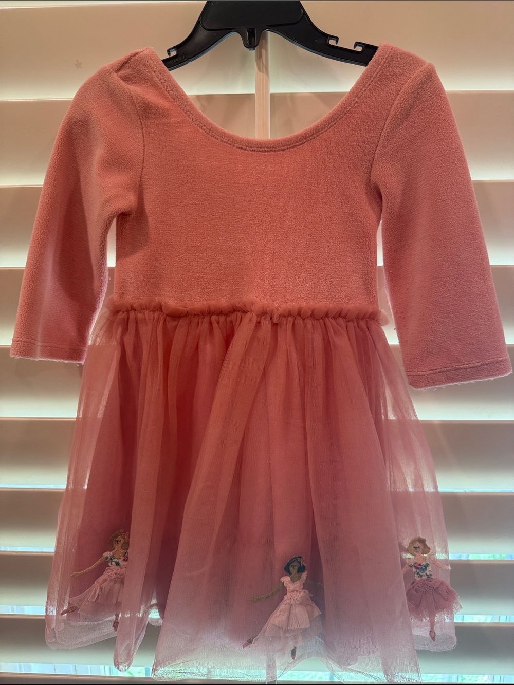 Mini boden Girls Pink Tulle Ballet Dress